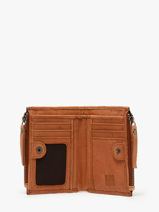 Portefeuille Heritage Leder Biba Bruin heritage HAK6L-vue-porte